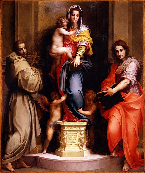 Andrea del Sarto Madonna delle Arpie oil painting image